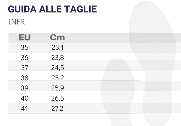 Guida alle taglie INFR