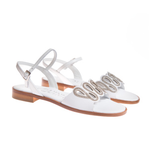 sandali bianchi donna