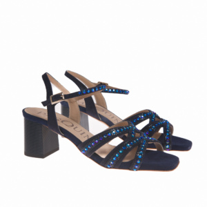 sandali blu eleganti