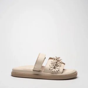 IRIS: BEIGE, CREMA, AVORIO, PANNA - CIABATTA SUOLA GOMMA 2,5 CM