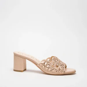 DIVA: NUDE, CARNE, BEIGE - SABOT SUOLA CUOIO TACCO 6 CM